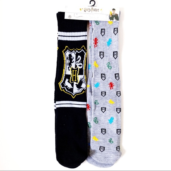 Warner Bros. Other - WB Harry Potter Hogwarts Socks 2 Pairs Gryffindor